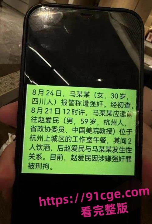 网传中国美院教授赵爱民酒后强奸女研究生！黑丝内射视频流出引发震惊！