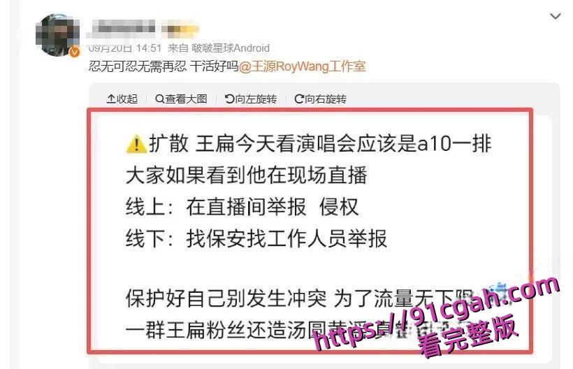 网红王扁现身王源演唱会现场被小汤圆围攻真实，王源粉丝大战黑粉！