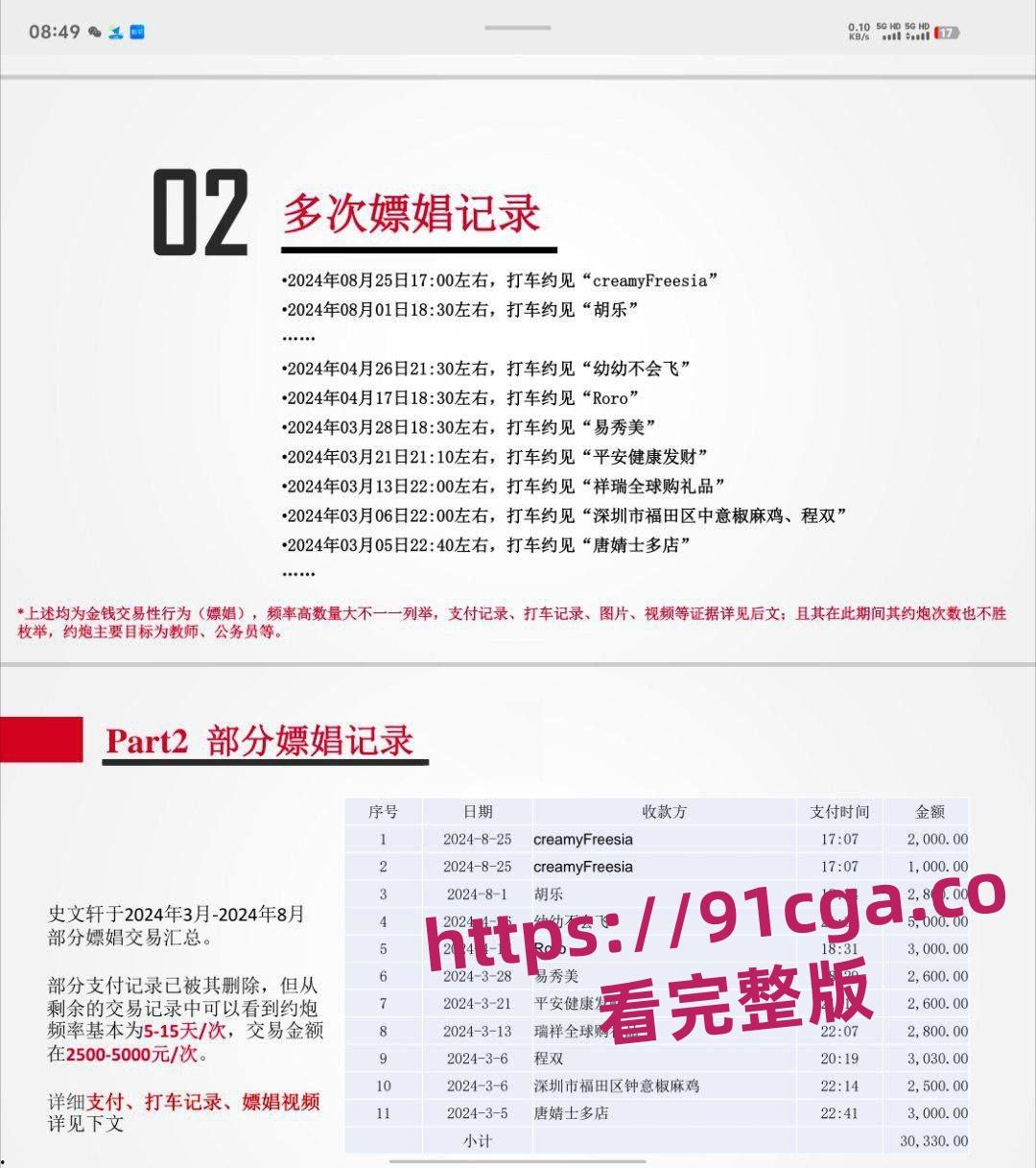 招商银行管培生史文轩嫖娼、约炮、出轨 被女友PPT痛斥完整版曝光流出-11