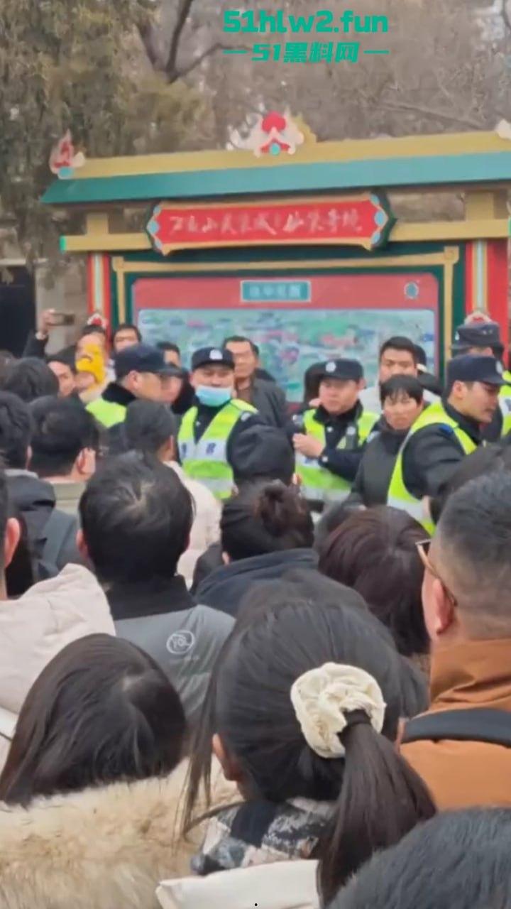 过年出游成风气,路见不平先插队!河南景区多次发生打架事件激烈打斗场面比表演还好看。-7