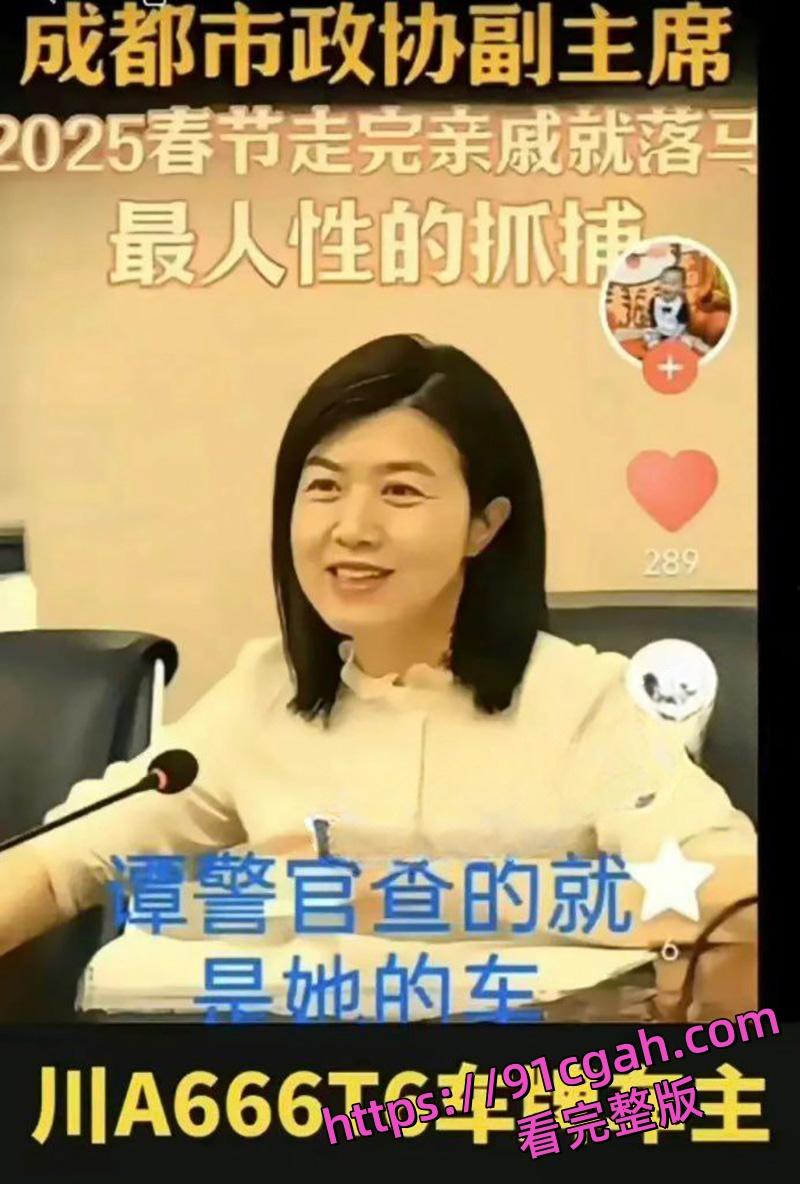 封杀谭谈交通的始作俑者 四川正厅级干部女贪官田蓉被双规给领导当肉便器 性爱视频被全网曝光!-1