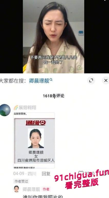 绵阳最美通缉犯卿晨璟靓出狱变带货网红 和反诈老陈连线互动-2