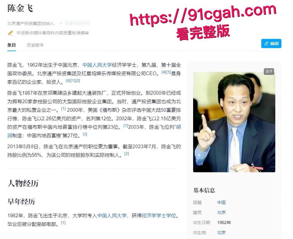 著名投资人陈金飞与杨采钰不雅视频曝光,娱乐圈风云再变!-5