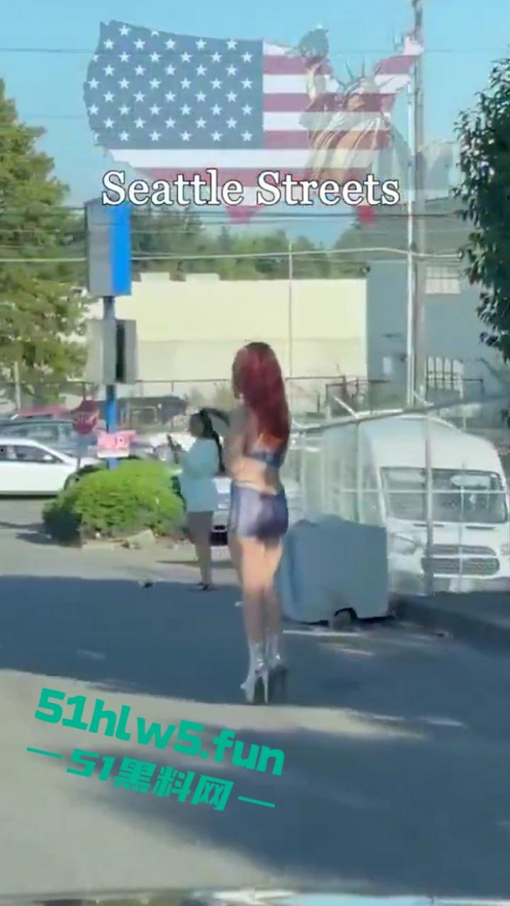 实拍美国西雅图站街女,性感的身姿纤细的美腿诱人的豪乳,各式美女应有尽有。-8