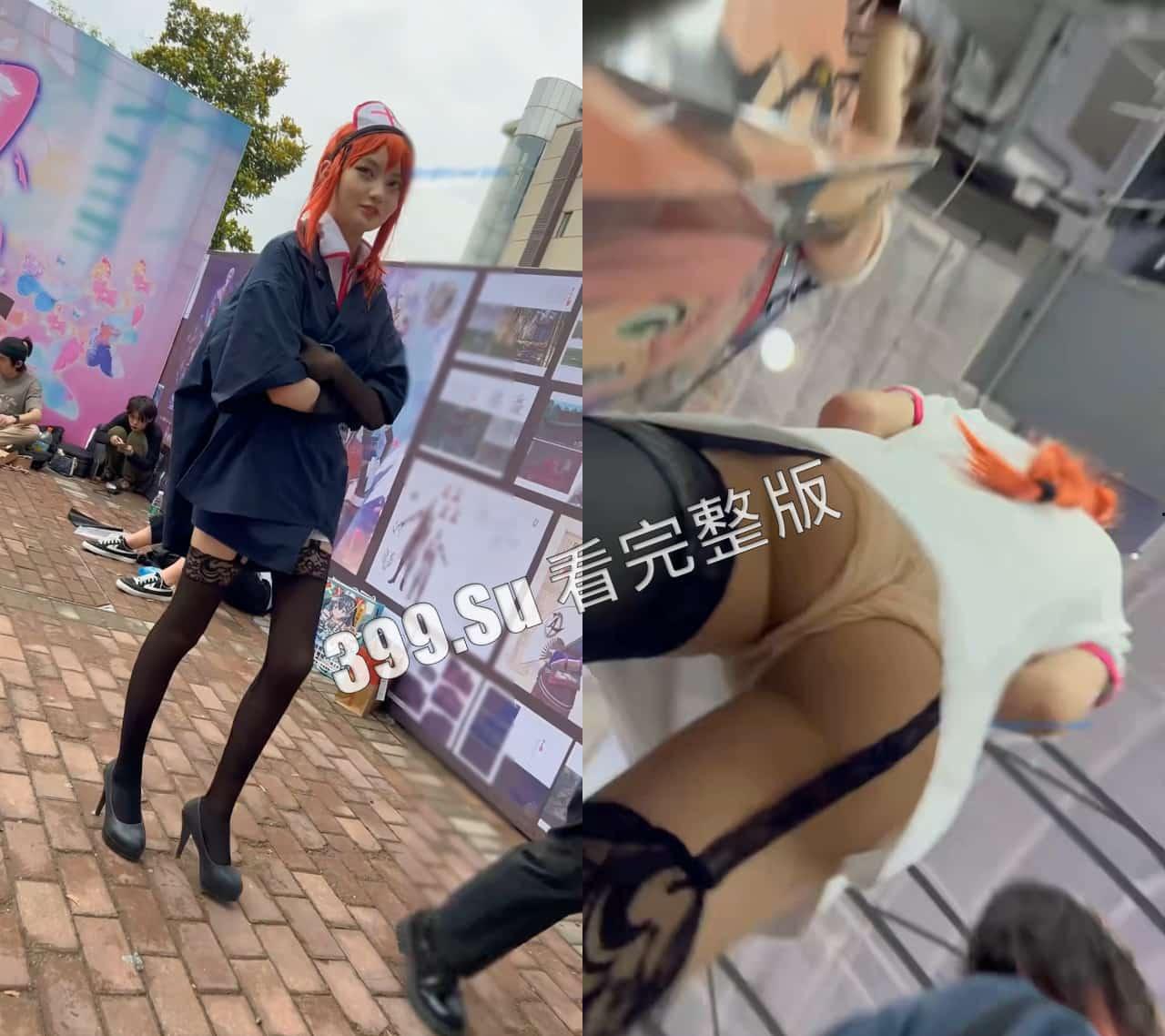 偷拍抄底 无孔不入 跟踪街拍美女 强行抄底  （商业街，女厕所，漫展，女主播 ， 男友在身旁也照拍不误） (四)