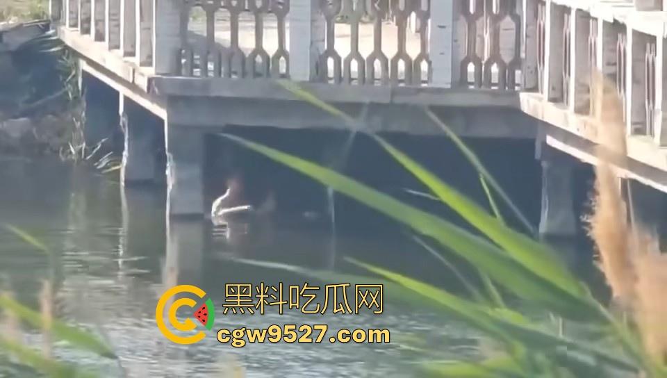 热心男子勇救落水女子,还知道从背后救,挺专业的,摇摇晃晃推到岸边,下次这种落水女子麻烦让我来救!-7